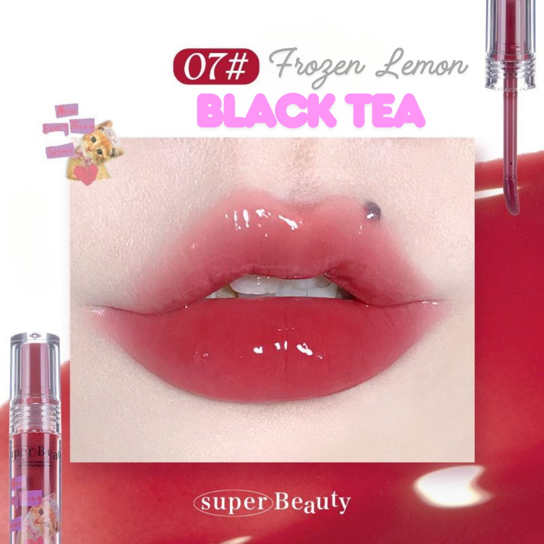 FLORTTE 花洛莉亚怪美莉亚唇部精华蜜 Super Beauty Lip Essence, Lip Honey Oil, Lip Glaze, Lip Gloss, Moisturizing and Hydrating lips