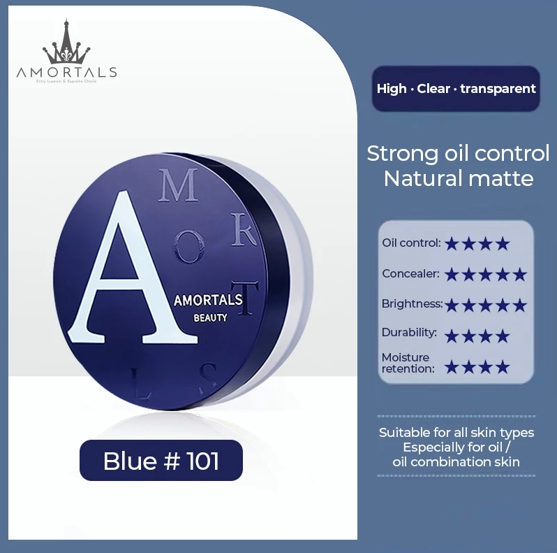 AMORTALS 尔木萄散粉 Silk Mist Matte Loose Transparent Powder for Oil/Combination Skin