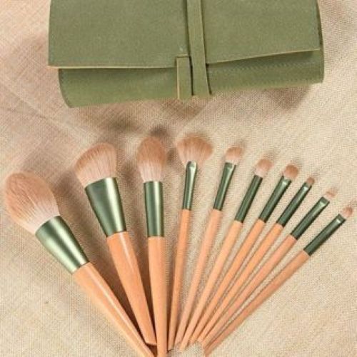 MSQ 10支青萝3.0刷包款 10 pieces of green radish 3.0 brush bag model 专业眼影粉底美妆工具套装