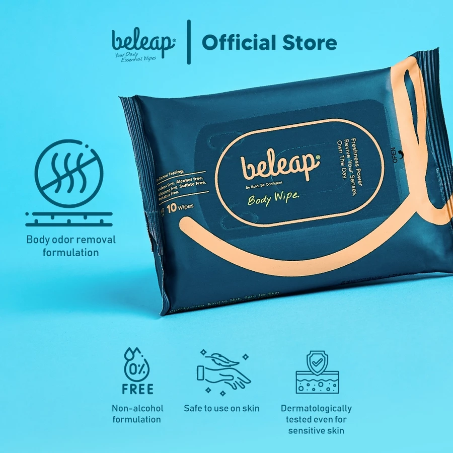 beleap 迷你生物降解身体湿巾 MINI Biodegradable Body Wet Wipe Tissue