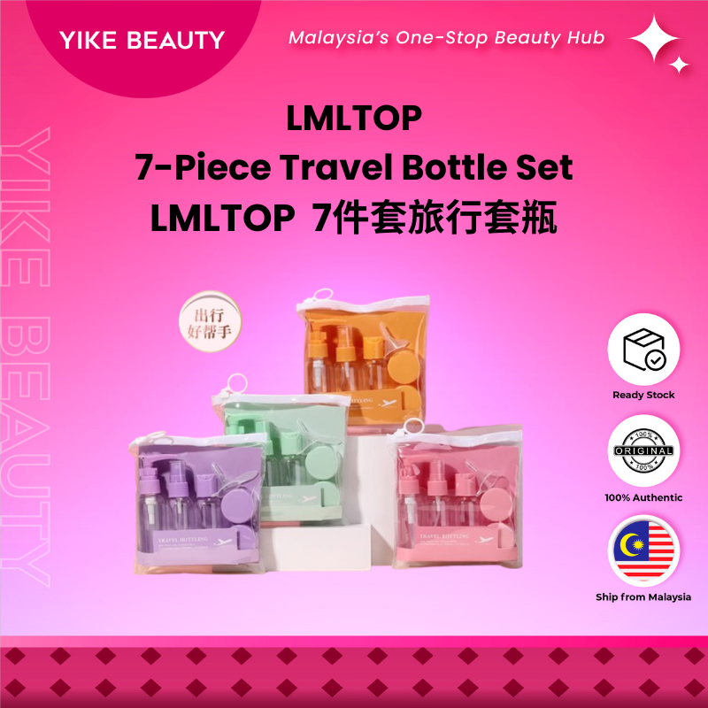 LMLTOP 7件套旅行套瓶 7-Piece Travel Bottle Set Portable Refillable Containers