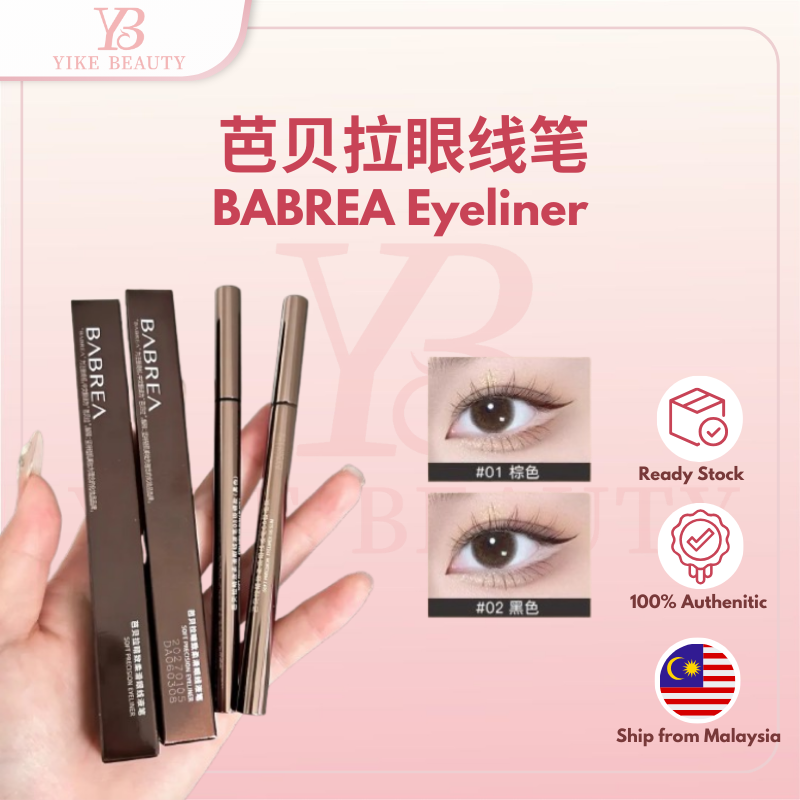 BABREA Liquid Eyeliner Eyeliner Pencil, Natural Ultra Slim Pencil, Popular Cosmetics, Sweat Proof, No Falling, Waterproof Makeup Eyeliner Pencil, No Blurring