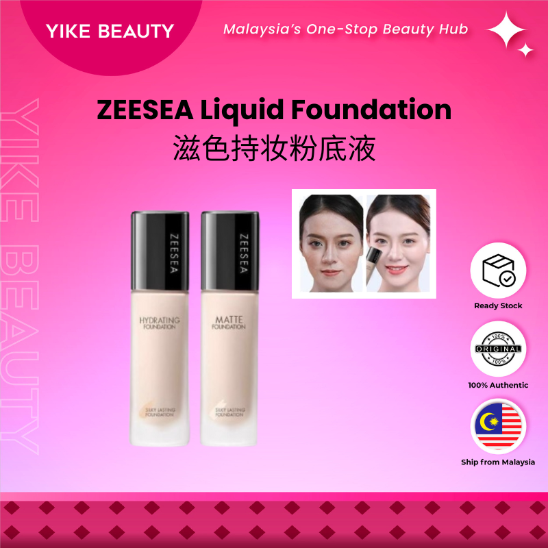 ZEESEA 滋色丝柔持妆粉底液 Liquid Foundation Long-Lasting Hydrating Coverage Makeup