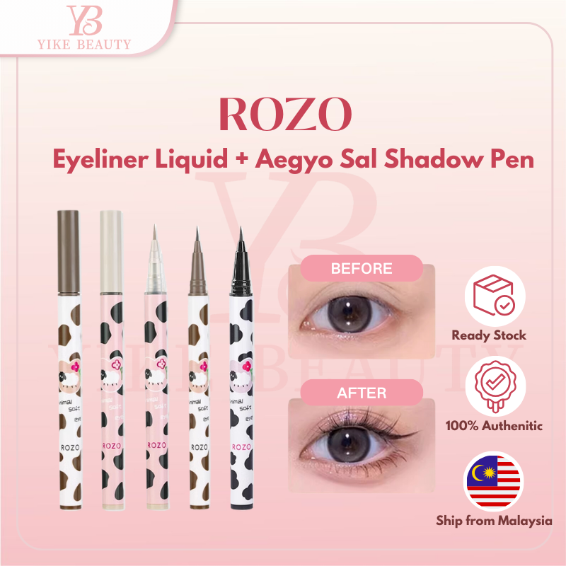 ROZO eyeliner is waterproof and non-smudging