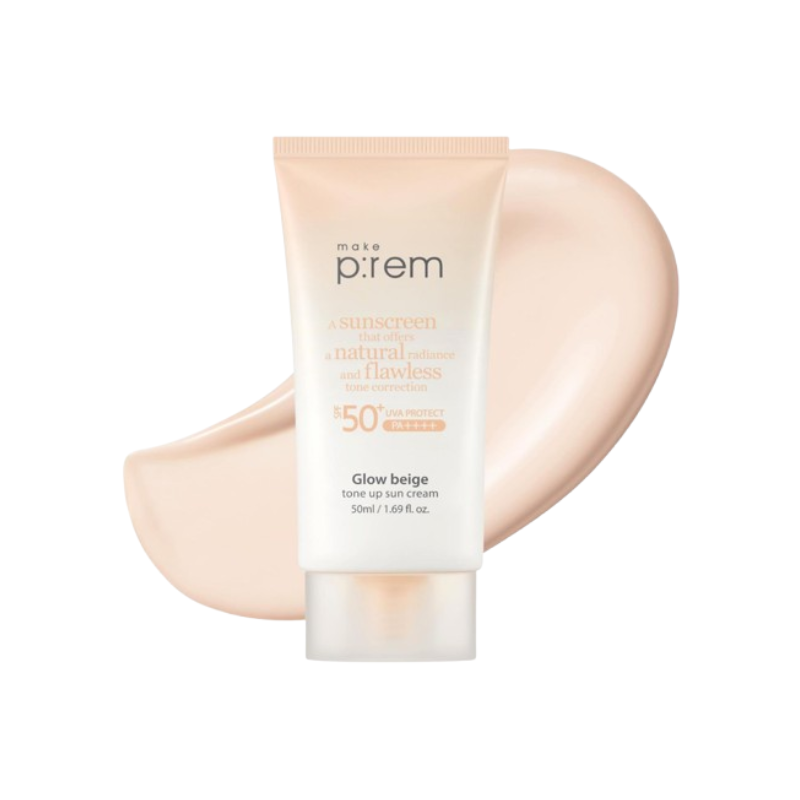 Make P:rem Tone Up Sun Cream SPF50+/PA++++ 50ml 提亮防晒霜