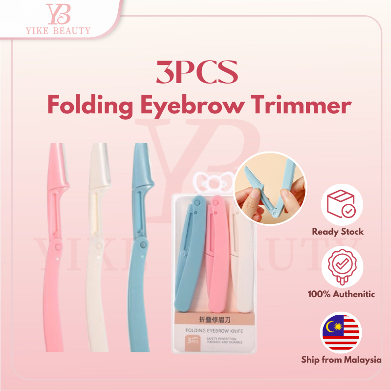 LMLTOP 3-pack Of Foldable Eyebrow Trimmers