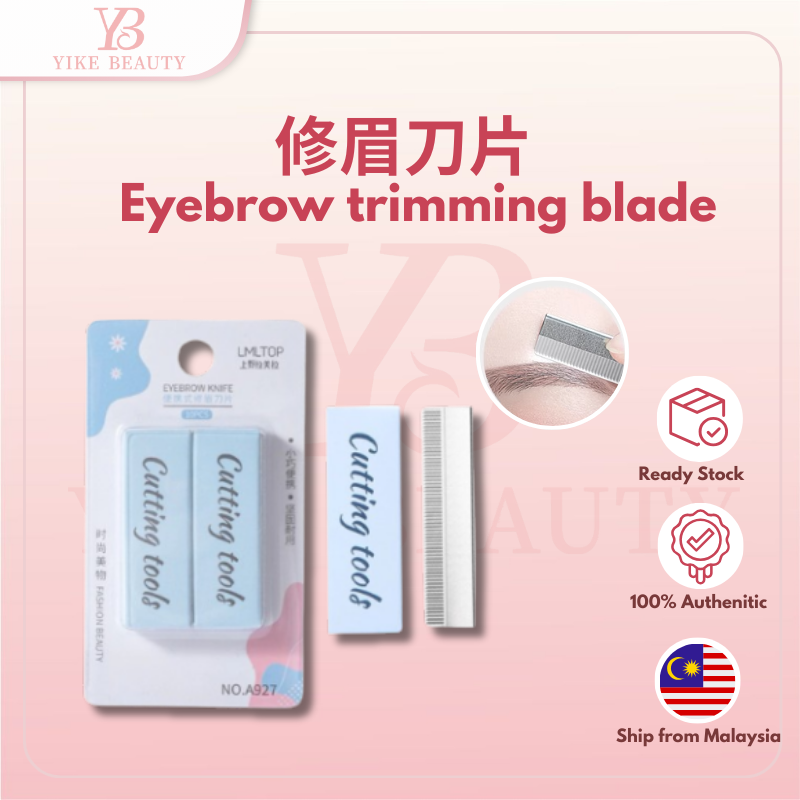 LMLTOP Eyebrow, Sideburns, Shave armpits Trimming Knife Razor Stainless Steel 10pcs Hair Removal