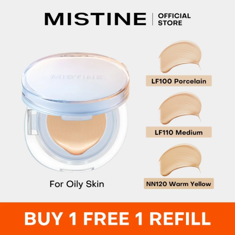 MISTINE 丁达尔雾光气垫粉霜 Soft Matte Essence Air Cushion 13g + REFILL