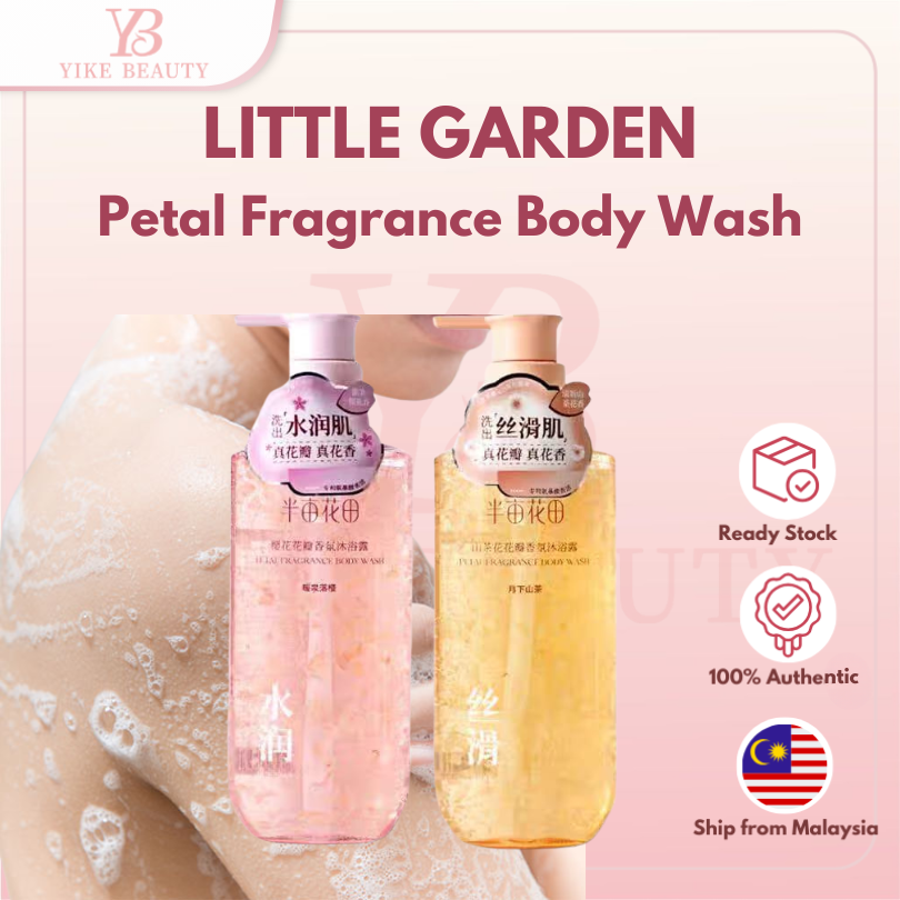 LITTLE DREAM GARDEN 花瓣香氛沐浴露 Petal Fragrance Body Wash Shower Gel, Long-Lasting Fragrance 500ml