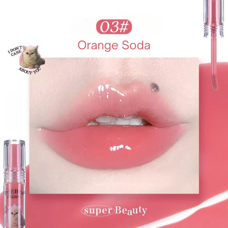 FLORTTE Super Beauty Series Lip Essence Honey Oil Glaze Gloss 花洛莉亚怪美莉亚系列唇部精华蜜