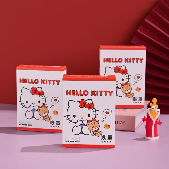Sanrio 冰敷眼罩夏季缓解眼部疲劳 Hello Kitty Cooling Eye Mask 6PCS