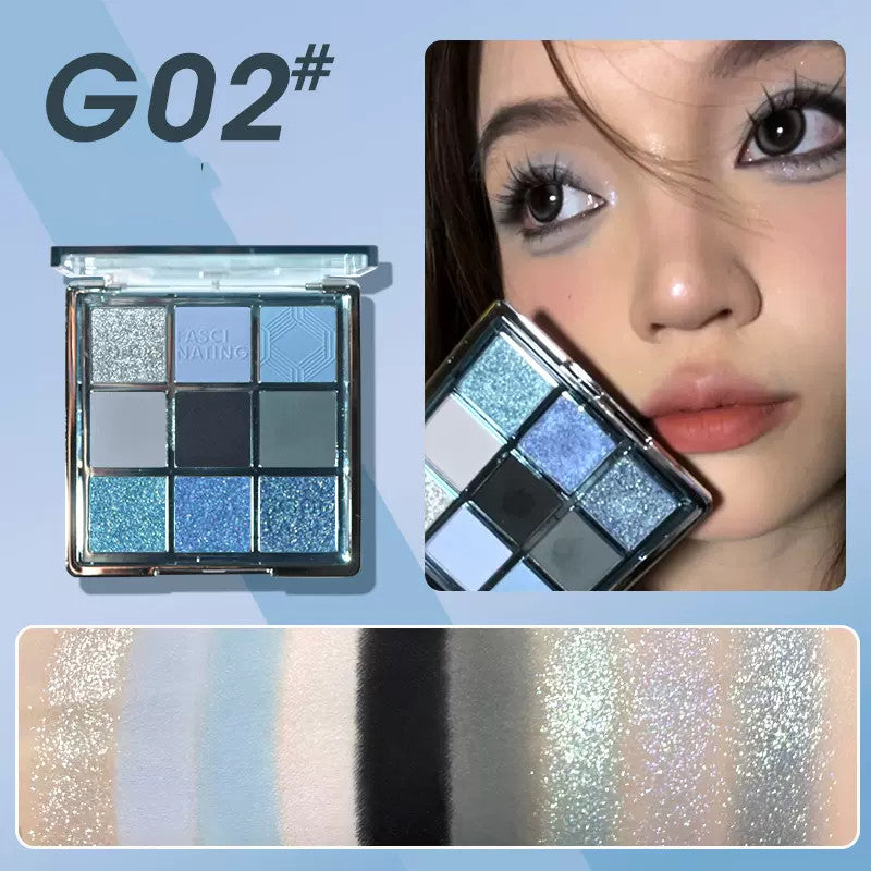 GOGOTALES 璃光调色眼影盘 9 Colors Fascinating Glaze Tinting Glaze Tinting Eyeshadow Palette