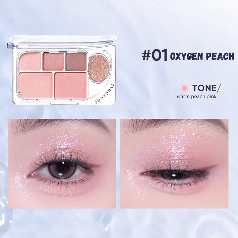 JUDYDOLL  橘朵精巧六色眼影盘 Elaborate 6-Colors Eyeshadow