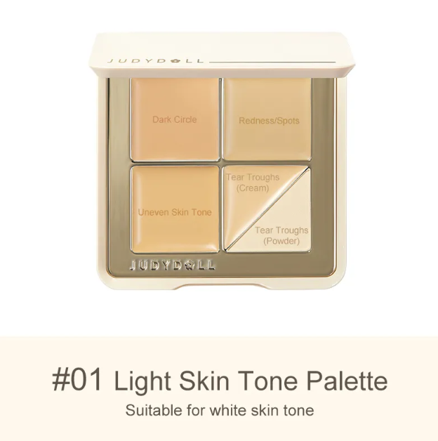 JUDYDOLL 橘朵云柔无痕五色遮瑕盘 5 Shades Traceless Cloud Touch Concealer Palette