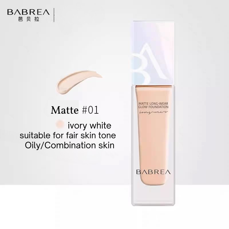 BABREA Matte Long-wear Glow Foundation & Skin Radiant Hydrating Foundation 芭贝拉恒采持妆粉底液&拉缎采水感粉底液