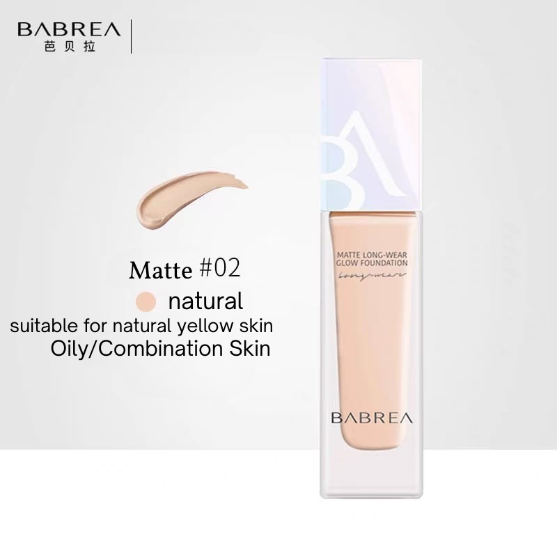 BABREA Matte Long-wear Glow Foundation & Skin Radiant Hydrating Foundation 芭贝拉恒采持妆粉底液&拉缎采水感粉底液