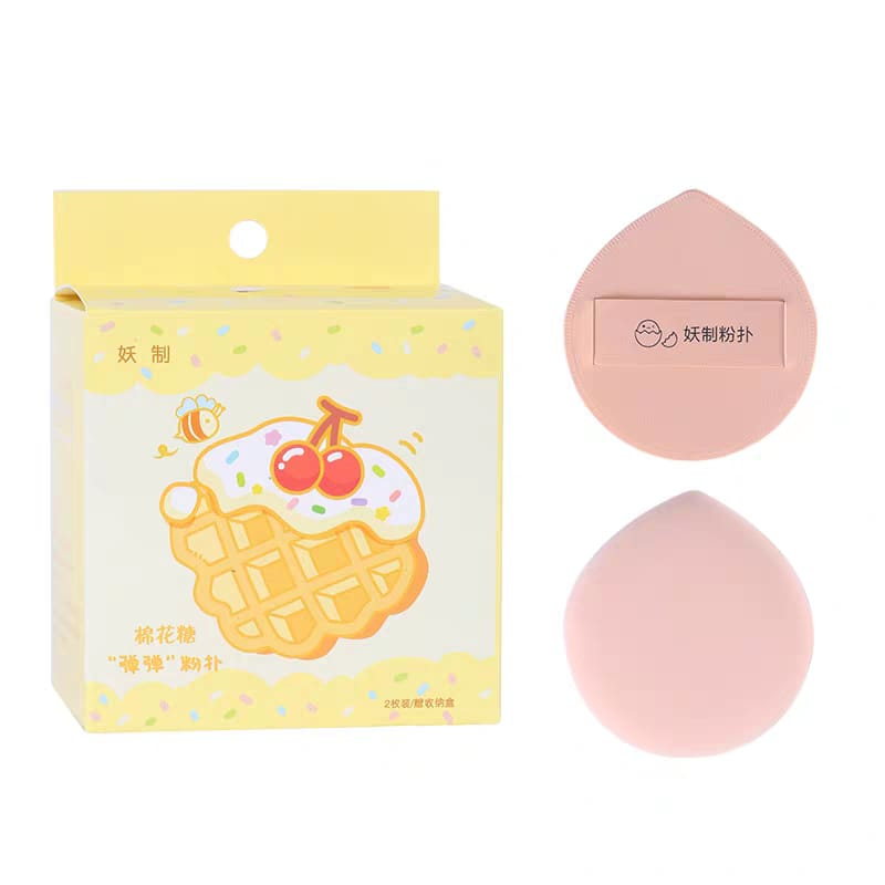 YAOZHI Marshmallow Cushion Puff 妖制棉花糖“弹弹”粉扑 2枚装