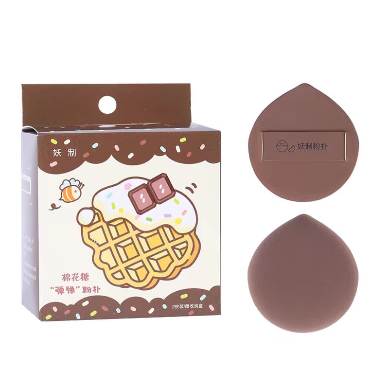 YAOZHI Marshmallow Cushion Puff 妖制棉花糖“弹弹”粉扑 2枚装