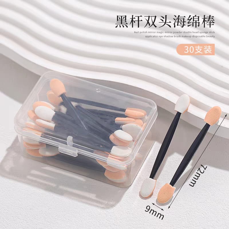 Double Head Eyeshadow Sponge Stick 双头海绵眼影棒