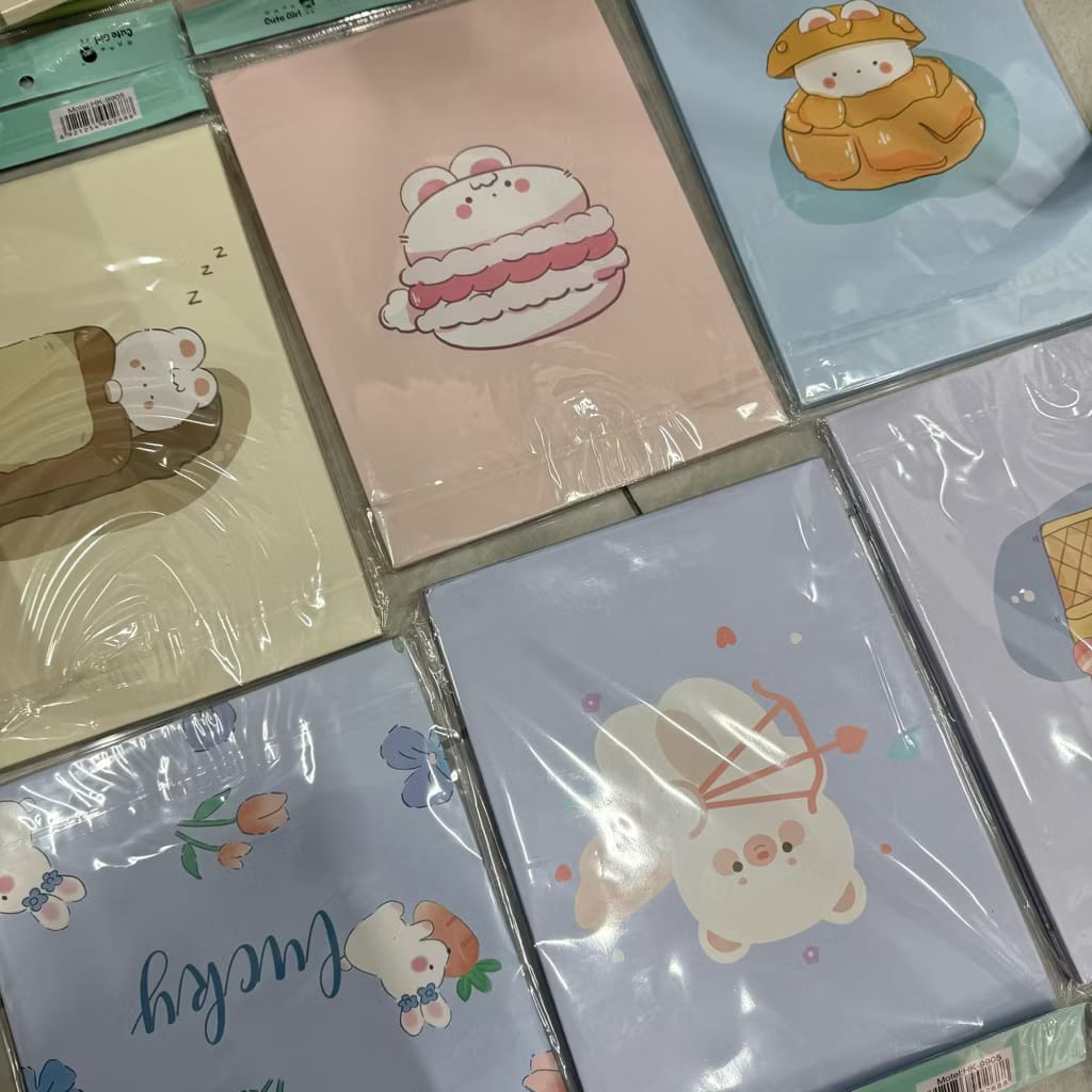 Cute Girl Cartoon Mirror L,M,S size 花花木子卡通折叠镜子三种大小