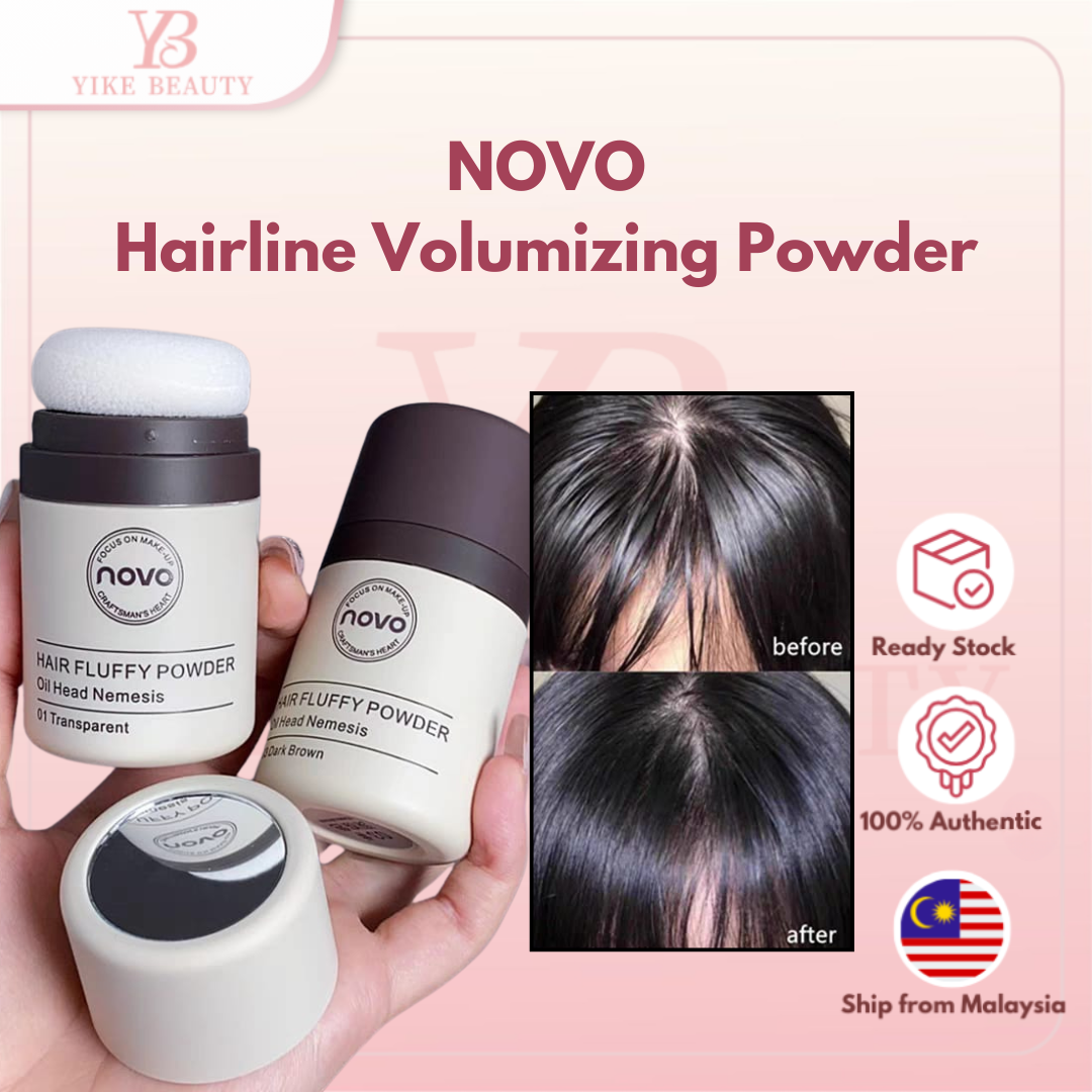 NOVO Hairline Volumizing Powder 01 Transparent NOVO发际线蓬蓬粉透明款4倍去油能力
