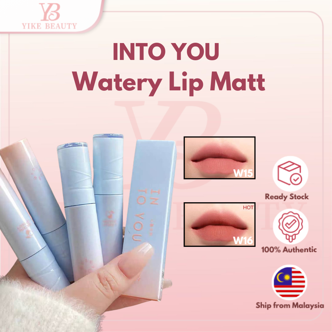 INTO YOU Lip Gloss Watery Lip Matt Long-lasting Water-To-Matte 心慕与你水雾唇釉