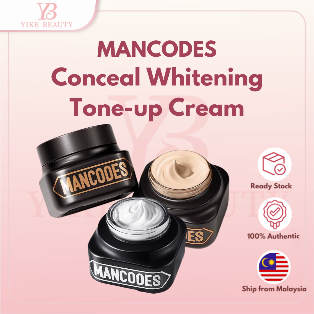 MANCODES Conceal Whitening Tone-up Cream 左颜右色自然若真男士素颜霜