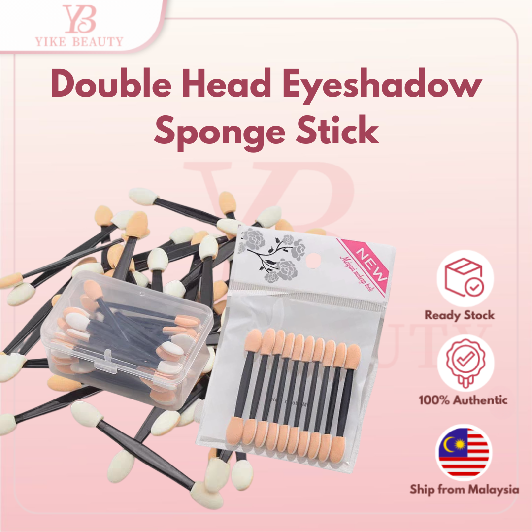 Double Head Eyeshadow Sponge Stick 双头海绵眼影棒