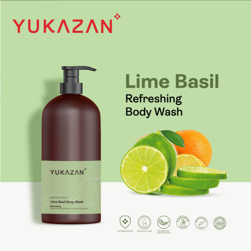 Yukazan 保湿清洁滋润沐浴乳 Body Wash Moisturizing Shower Gel